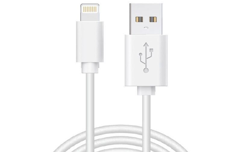Cable USB IPhone TIPO Lightning (Compatible ) 1m Blanco